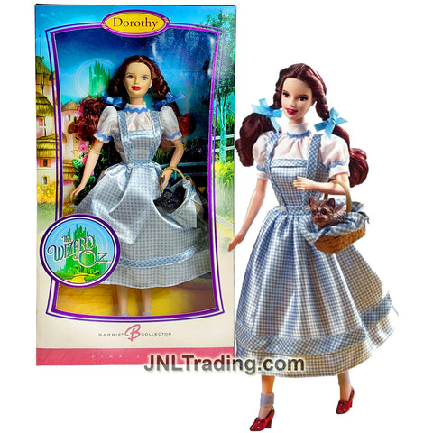 Year 2006 Barbie Pink Label Classic Movie Collector Series The Wizard of Oz 12 Inch Doll - DOROTHY with a Basket and Black Puppy Toto