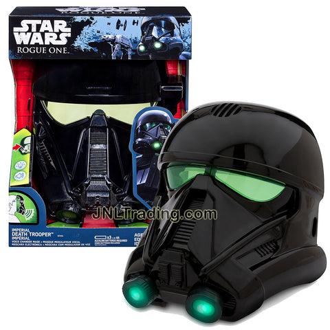 Hasbro Year 2016 Star Wars Rogue One Series Electronic Accessory Set - IMPERIAL DEATH TROOPER VOICE CHANGER MASK with Adjustable Strap