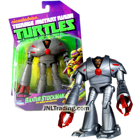 Year 2013 Teenage Mutant Ninja Turtles TMNT 5 Inch Figure : Evil-Minded Mad Scientist BAXTER STOCKMAN in High-Tech Battlesuit