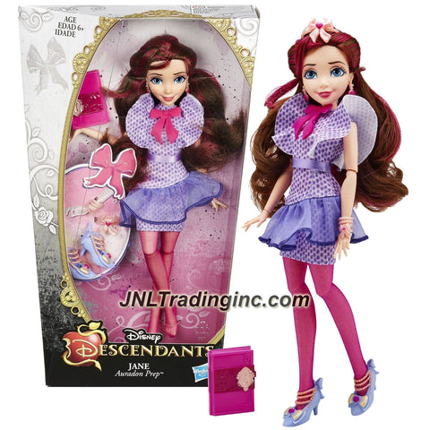 Hasbro Year 2014 Disney Descendants Series 12 Inch Doll - Auradon Prep Daughter of Fairy Godmother JANE with Earrings, Bracelet, Hairband and Locket
