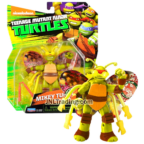 Year 2014 Teenage Mutant Ninja Turtles TMNT 5 Inch Tall Figure - Turtle Flying Bat Bait MIKEY TURFLYTLE with Nunchakus