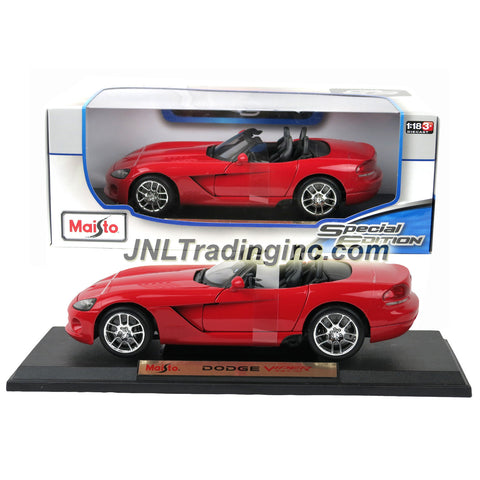 Maisto Special Edition Series 1:18 Scale Die Cast Car - Red Color Spor –  JNL Trading