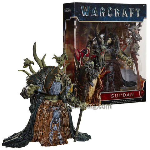 Year 2016 Warcraft Movie Series 6 Inch Tall Figure - GUL'DAN with 13 Points of Articulation and Staff