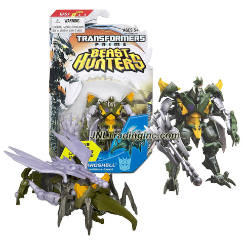 Hasbro Year 2012 Transformers Prime Beast Hunter Series Commander Class 4 Inch Tall Robot Action Figure #004 - Decepticon Demolitions Expert HARDSHELL with Plague Missile Launcher and 1 Missile (Beast Mode: Giant Beetle)