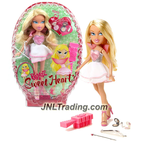 MGA Entertainment Bratz Sweet Heart Series 10 Inch Doll - CLOE with Bow, Cupid Arrow, Makeup Accessories and Hairbrush
