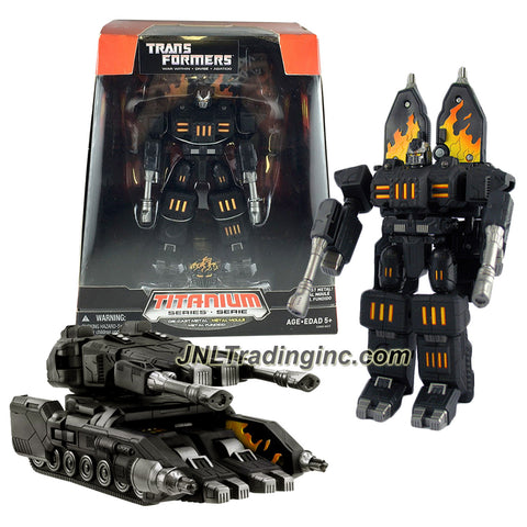 Hasbro Year 2006 Transformers Titanium Die-Cast Series 6 Inch Tall Robot Action Figure - Decepticon WAR WITHIN FALLEN with Display Base (Vehicle Mode: Battle Tank)