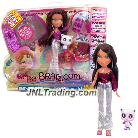 MGA Entertainment Bratz Be-Bratz Series 10 Inch Doll - YASMIN with Real Working Mouse and Pad, Pet Cat Plus USB Necklace for You