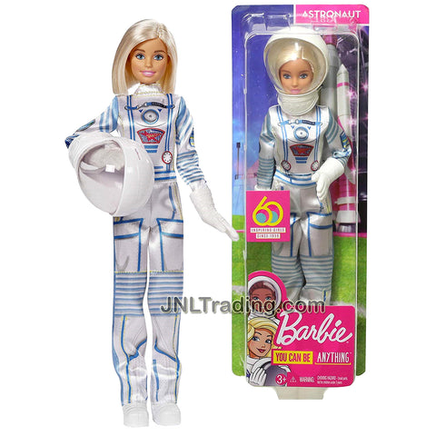 Year 2018 Barbie Career You Can Be Anything Series 12 Inch Doll - Caucasian ASTRONAUT with Removable Helmet