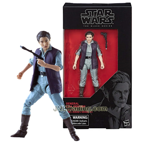 Year 2017 Star Wars The Black Series 5-1/2 Inch Tall Figure #52 - General LEIA ORGANA with Blaster