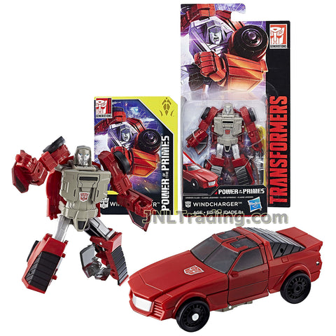 Transformers Year 2017 Generations Power of the Primes Series Legends Class 4 Inch Tall Figure - WINDCHARGER with Collector Card (Vehicle: Sports Car)
