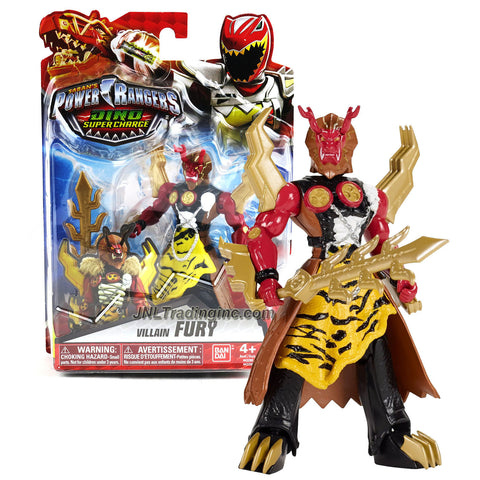 Bandai Year 2015 Saban's Power Rangers Dino Super Charge Series 5 Inch Tall Action Figure - Villian FURY with Sword