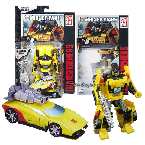 Hasbro Year 2015 Transformers Generations Combiner Wars Series 5-1/2 Inch Tall Robot Figure - Autobot SUNSTREAKER with Sword, Optimus Maximus' Right Arm and Comic Book (Vehicle Mode: Sports Car)