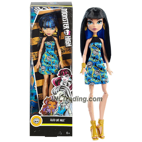 Mattel Year 2015 Monster High How Do You Boo? Series 10 Inch Doll - Daughter of The Mummy CLEO DE NILE with Earrings and Bracelet