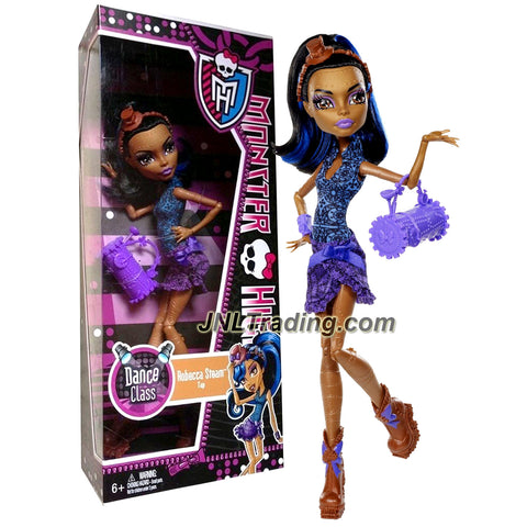 Mattel Year 2012 Monster High Dance Class Series 11 Inch Doll Set - Daughter of a Mad Scientist ROBECCA STEAM in Tap Dance Outfit with Purse