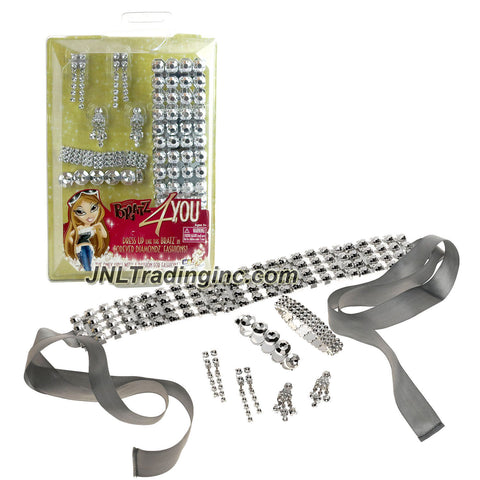 MGA Entertainment Bratz 4 U Forever Diamondz Series Jewelry Accessory Set For You with Belt, 2 Pairs of Earrings and 2 Bracelets
