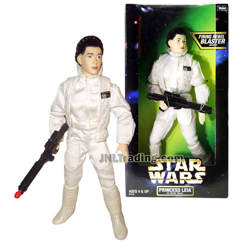 Star Wars Year 1998 The Empire Strikes Back Action Collection Series 12 Inch Tall Fully Poseable Figure - PRINCESS LEIA in Authentically Styled Hoth Gear with Blaster Rifle