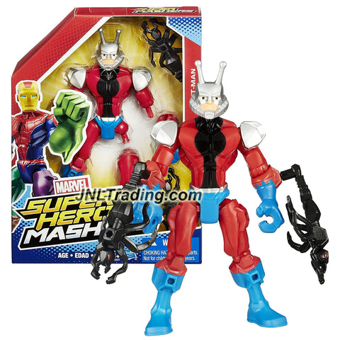 Hasbro Year 2015 Marvel Super Hero Mashers Series 6 Inch Tall Action Figure : ANT-MAN with Detachable Hands and Legs