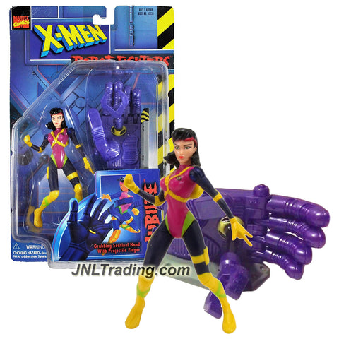 Marvel Comics Year 1997 X-Men Robot Fighters Series 5 Inch Tall Figure - JUBILEE with Grabbing Sentinel Hand with Projectile Finger