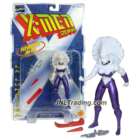  Marvel Year 2005 X-Men Comics Futuristic Jai-Lai 2099 Series 5 Inch Tall Figure - LA LUNATICA Energy Ball, Launcher and Blade