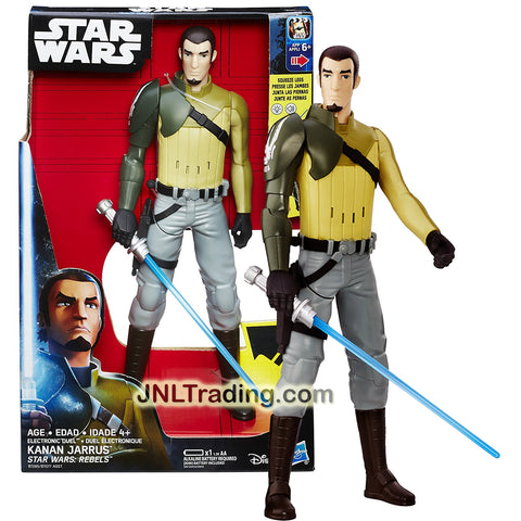 Hasbro Year 2016 Star Wars Rebels Series 12 Inch Tall Electronic Figure - Electronic Duel KANAN JARUS with Light and Sound Lightsaber