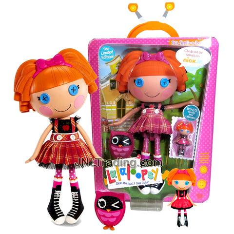 Lalaloopsy Sew Magical! Sew Cute! Limited Edition 12 Inch Tall Button Doll - Bea Spells-a-Lot with Pet Owl and Mini 3 Inch Doll