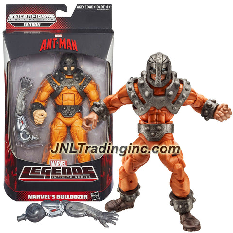 Hasbro Year 2015 Marvel Legends Infinite Series Build a Figure "ULTRON" Series 7 Inch Tall Action Figure - MARVEL'S BULLDOZER with Ultron's Left Hand