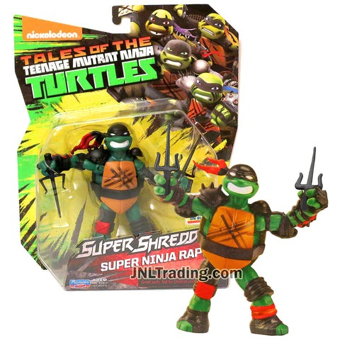 Year 2016 Nickelodeon Teenage Mutant Ninja Turtles TMNT Super Shredder Series 5 Inch Tall Figure - SUPER NINJA RAPH with Sais