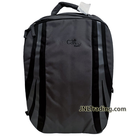 backpacks with large side pockets for laptops PUMA PROCAT Cool Trendy Grey Backpack with 2 Compartments, 2 Side Pock – JNL Trading