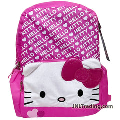 Sanrio Hello Kitty Heart School Backpack with 2 Compartments, 2 Side A – JNL Trading