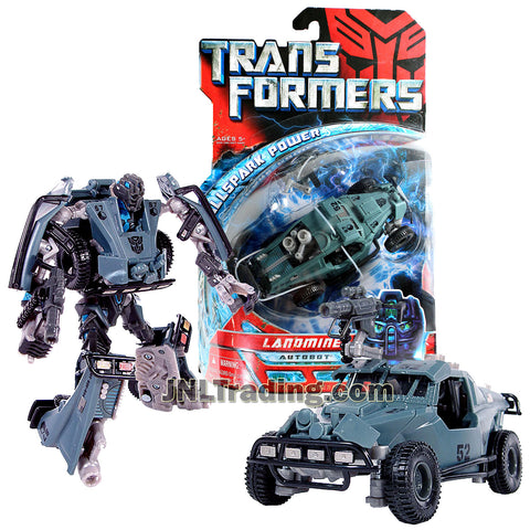 Transformers Year 2007 Movie All Spark Power Series Deluxe Class 6 Inch Tall Figure - Autobot LANDMINE w/ Cryo Shock Rifle (Vehicle Mode: Dune Buggy)