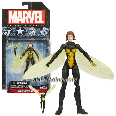 Hasbro Year 2013 Marvel Infinite Series 4 Inch Tall Action Figure - MARVEL'S WASP with Mini Wasp