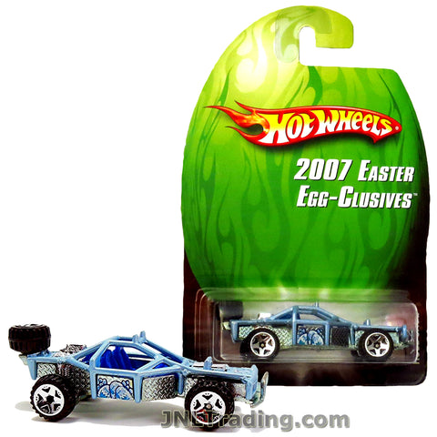 Hot Wheels Year 2007 Easter Egg-Clusives Series 1:64 Scale Die Cast Car Set - Silver Blue Off-Road Vehicle ROLL CAGE L4700