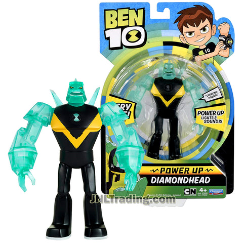 Cartoon Network Year 2017 Ben 10 Series 6 Inch Tall Electronic Figure - Power Up DIAMONDHEAD with Lights and Sounds