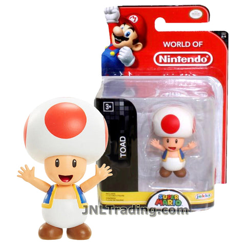 World of Nintendo Year 2017 Super Mario Series 2 Inch Tall Figure - TOAD