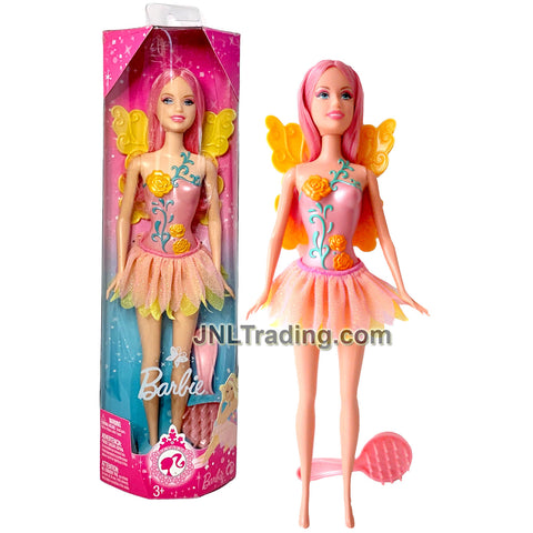 Year 2008 Barbie 12 Inch Doll Set - Caucasian FAIRY N5685 with Hairbrush