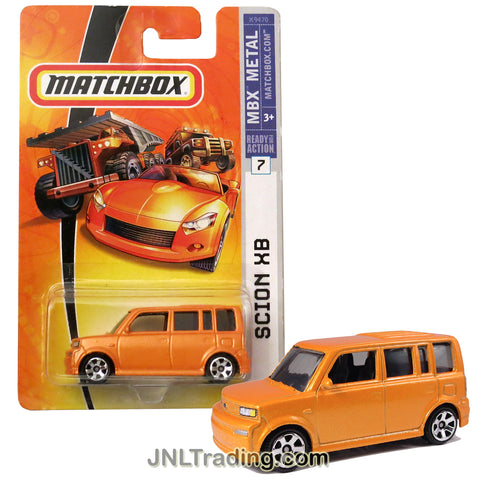 Matchbox Year 2007 MBX Metal Ready For Action Series 1:64 Scale Die Cast Metal Car #7 - Orange Color 5 Door Hatchback SCION XB K9470