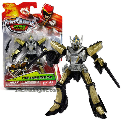Bandai Year 2015 Saban's Power Rangers Dino Charge Series 5 Inch Tall Action Figure - PTERA CHARGE MEGAZORD with 2 Blasters