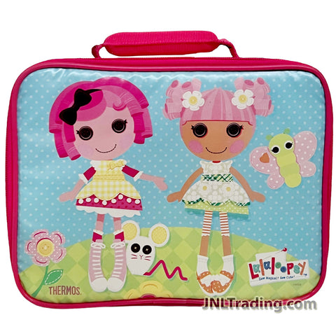 Thermos Lalaloopsy Single Compartment Soft Insulated Lunch Bag with Image of Crumbs Sugar Cookie and Blossom Flowerpot