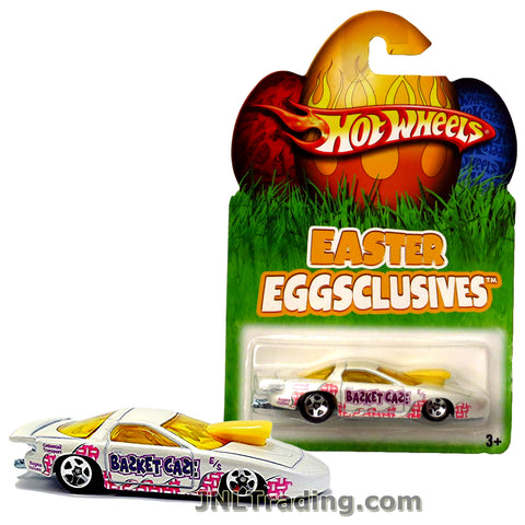 Hot Wheels Year 2007 Easter Eggsclusives Series 1:64 Scale Die Cast Car Set - White Muscle Coupe Basket Case PRO STOCK PONTIAC N1143