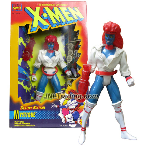 ToyBiz Year 1996 Marvel Comics X-Men Deluxe Edition 10 Inch Tall Figure - MYSTIQUE with Blaster