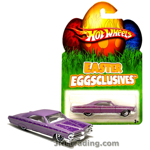 Hot Wheels Year 2007 Easter Eggsclusives Series 1:64 Scale Die Cast Car Set - Purple Color Classic Coupe '65 PONTIAC BONNEVILLE N1138