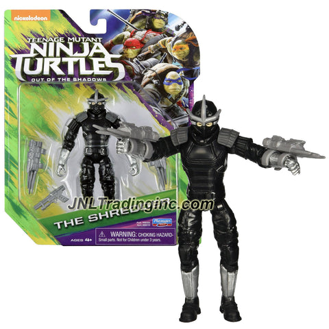 Playmates Year 2016 Teenage Mutant Ninja Turtles TMNT Movie Out of the Shadow Series 5 Inch Tall Action Figure - THE SHREDDER with Gauntlet Claws and Blaster