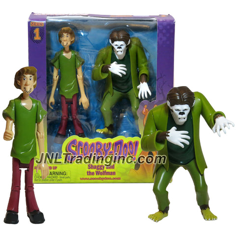 Characters Scooby-Doo! Series 2 Pack 5 Inch Tall Action Figure Set - SHAGGY and the WOLFMAN