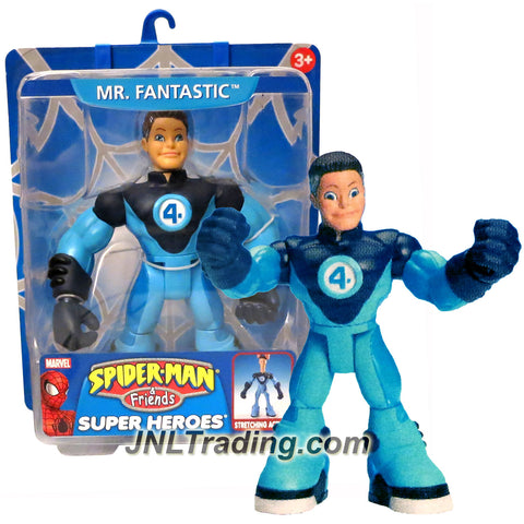 ToyBiz Year 2005 Marvel Spider-Man & Friends Super Heroes Series 6 Inch Tall Figure - MR. FANTASTIC with Stretching Limbs