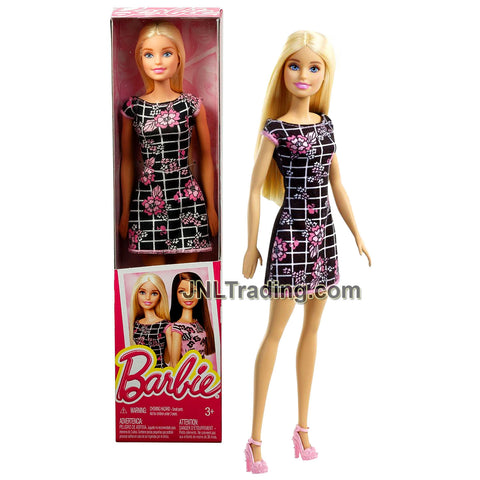 Year 2015 Barbie Friends Series 12 Inch Doll - Caucasian Model BARBIE DGX60 in Box Patterned Dress with Rose Prints