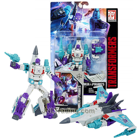 Year 2017 Transformers Generations Power of the Primes Series Deluxe Class 6 Inch Tall Figure - DREADWING with Blaster, Prime Armor and Collector Card (Vehicle Mode: Fighter Jet)
