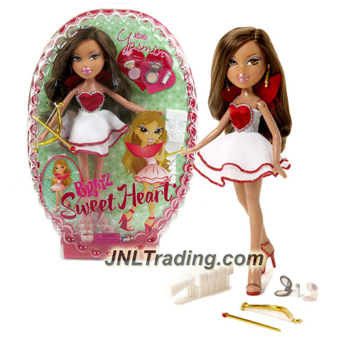 MGA Entertainment Bratz Sweet Heart Series 10 Inch Doll - YASMIN with Bow, Cupid Arrow, Makeup Accessories and Hairbrush