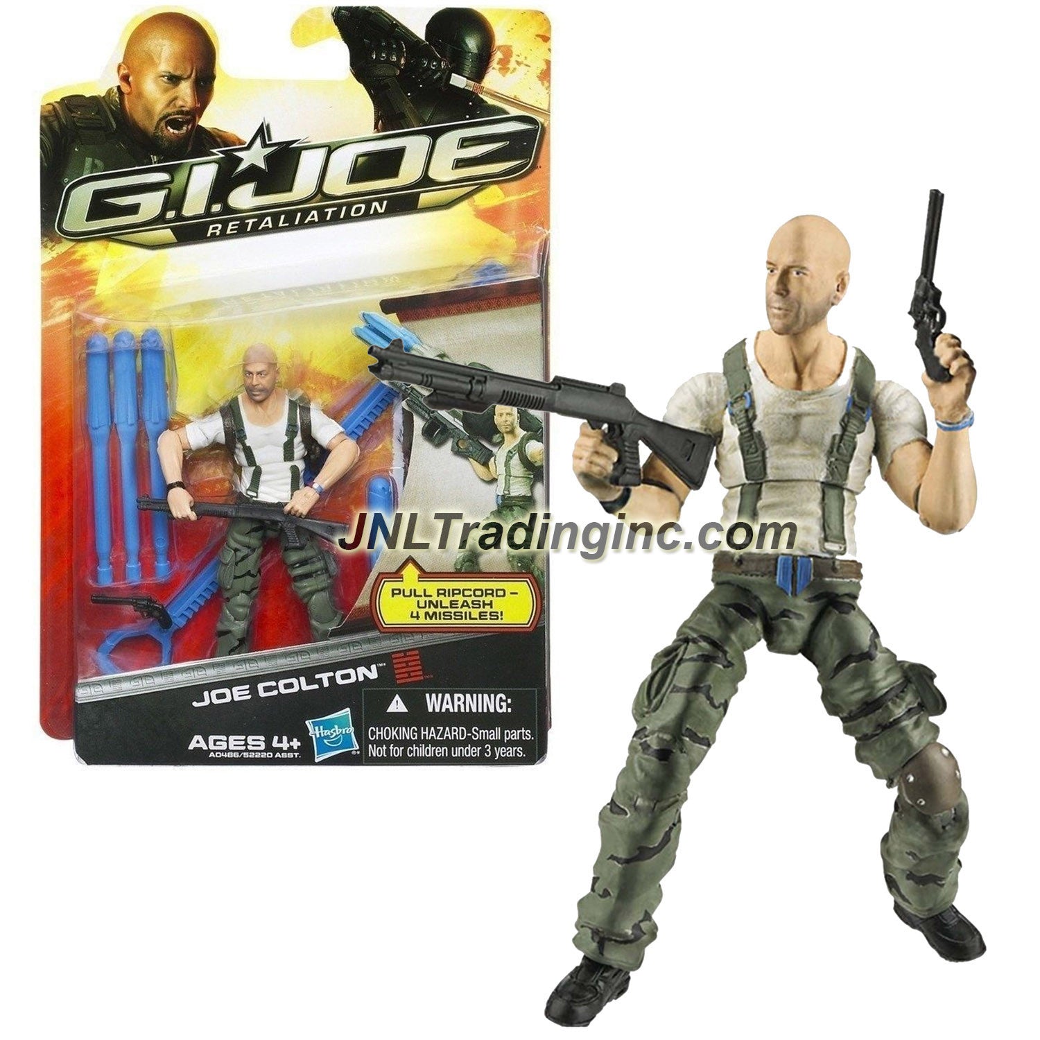 ‼️G.I. JOE: RETALIATION JOE COLTONフィギュア 2012 GI Joe Retaliation Joe Colton Bruce Willis 3.75