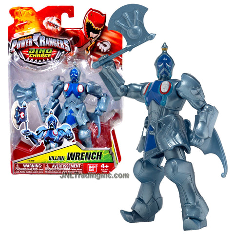 Bandai Year 2015 Saban's Power Rangers Dino Charge Series 5-1/2 Inch Tall Action Figure - Villain WRENCH with Battle Axe