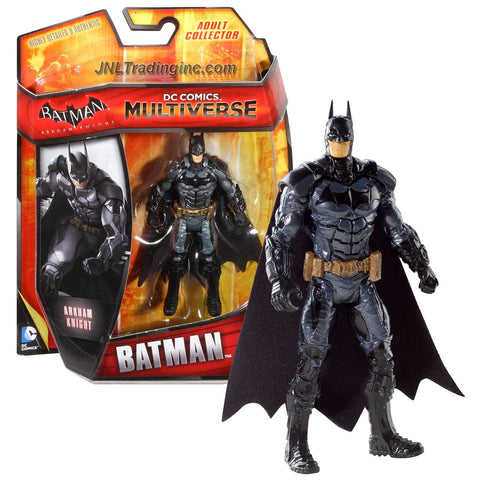 Mattel Year 2014 DC Comics Multiverse Batman Arkham Knight Series 4" Tall Figure - BATMAN (BHD37) with Gold Color Utility Belt